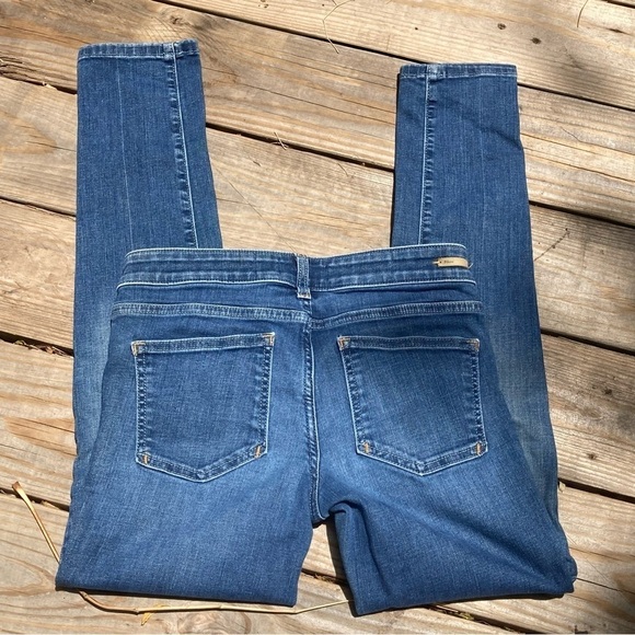 Anthropologie PILCRO & THE LETTERPRESS Serif MID RISE SKINNY Ankle JEANS Size 26 - Picture 4 of 7